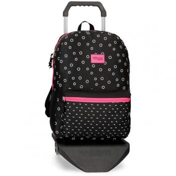 Movom Bubbles Mochila con Carro Negro 32x42x16 cms Poliéster 21.5L