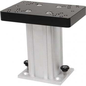 CANNON 1904031 ALUMINUM FIXED BASE DOWNRIGGER PEDESTAL - 6 INCH
