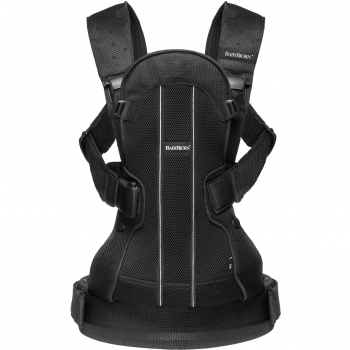Mochila Portabebé BabyBjörn We Air en Tejido 'Mesh', Color Negro