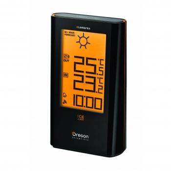 Oregon Scientific EW-93 - Estación meteorológica con Reloj, Color Negro