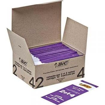 BIC 4 colores Recambios para Bolígrafo punta media