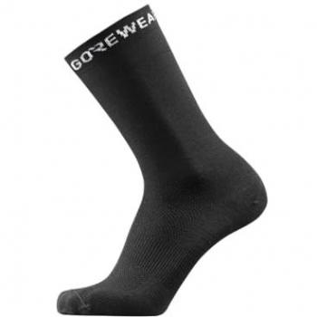 Calcetines unisex GOREWEAR Essential Merino negros, duraderos y ligeros - 38-40