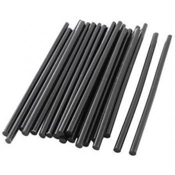 20pcs Negro Hot Melt pegamento pistola adhesiva Sticks 7 x 190 mm para Craft Modelo