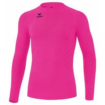 Erima Unisex Thermal Base Layer Long Sleeve Athletic Shirt - Pink Glo