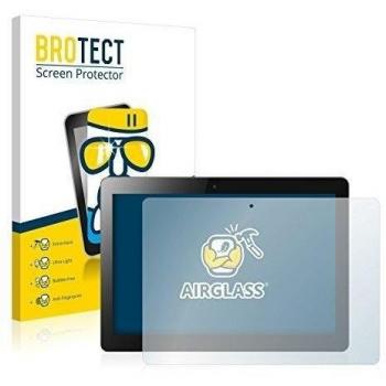 BROTECT Protector Pantalla Cristal Híbrido Compatible con Lenovo MIIX 300 10 Protector Vidrio - [Dureza 9H, Anti-arañazos]