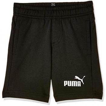 PUMA ESS Sweat Shorts B Pantalones Cortos, Niños, Cotton Black, 152