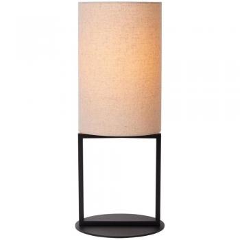 Lámpara de mesa Herman Ø 20 cm E27 en Beige y Negro