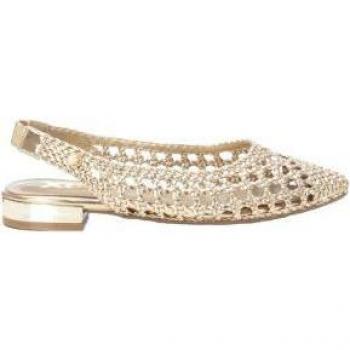 Sandalias Xti 142368 en color metal para mujer con tacón bajo de 2.5cm