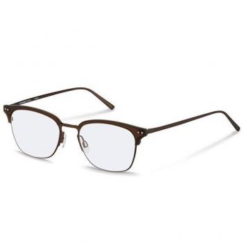 Rodenstock R7082 B000 Men's Eyeglasses Brown Size 52 - Blue Light Block Available