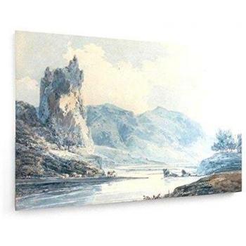 J. Turner, Ilam Rock, Dovedale. - 75x50 cm - weewado - Impresiones sobre lienzo - Muro de arte