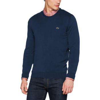 Lacoste Ah7371, Suéter para Hombre, Azul