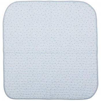Cambrass Stela - Colcha boutí, 100 x 135 cm, color celeste
