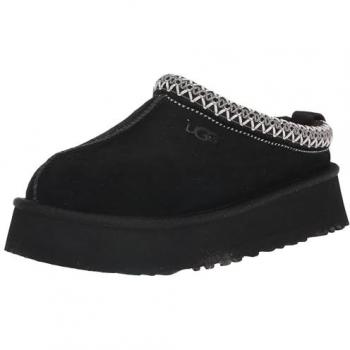 UGG Women's Tazz Black Suede Slippers Clogs Size 10