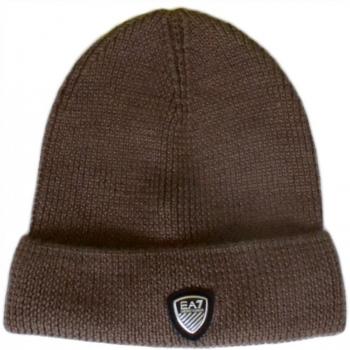 Emporio Armani EA7 gorro de hombre sombrero nuevo mountain basic marrón EU M 275516 5A394 00657