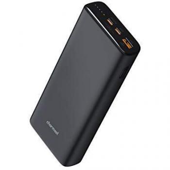 Charmast 23800mAh Batería Externa Portátil para Movil Powerbank Carga Rapida PD 65W Power Delivery USB C Cargador Portátil Quick Charge 3.0 Compatible con MacBook Pro, DELL XPS, Lenovo, Tablets y más