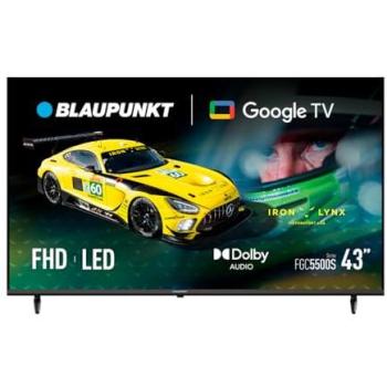 Televisor LED 43 Blaupunkt 43FGC5500S Full HD Smart TV Google con Dolby Audio, HDMI, Bluetooth 5.0, Wi-Fi y Chromecast Integrado