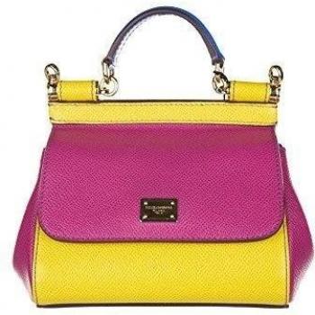 Dolce&Gabbana bolso de mano para compras en piel mujer nuevo dauphine sicily fux