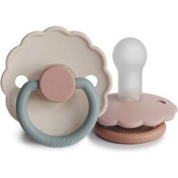 Chupete de silicona Frigg Biscuit 6-18 meses, diseño elegante, incluye 1 unidad