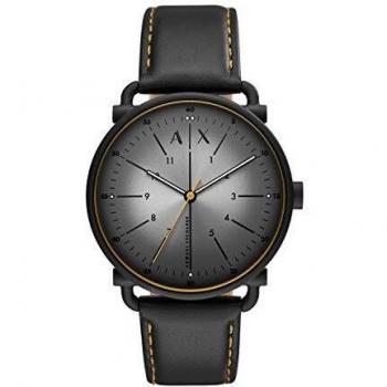 Reloj de Hombre Armani Exchange AX2904 Acero Inoxidable Negro con Detalles Amarillos