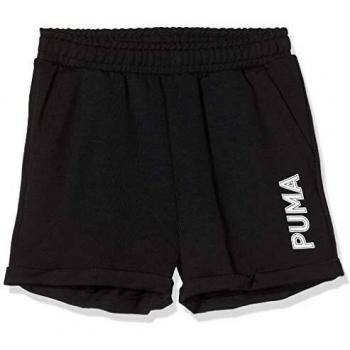PUMA Modern Sports Shorts G Pantalones Cortos, Niñas, Black, 128
