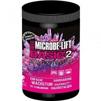 MICROBE-LIFT Basic 2 Magnesio- Suplemento de Magnesio en Polvo para Acuarios de Agua Salada, para Un Cuidado Óptimo de los Corales, También Apto para el Método de Balling 2000 g