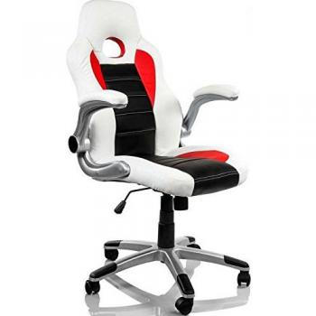 Silla Racing Sports Blanca/Negra
