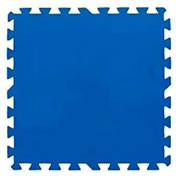 SATURNIA Protector Suelo Piscina Multiusos Set 8 Piezas de 50x50 cm.