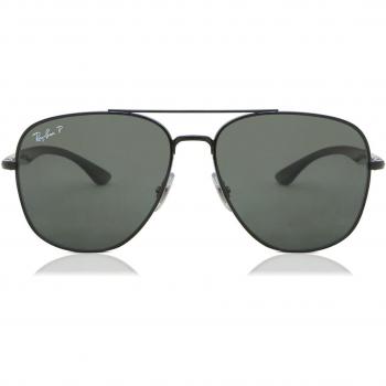 Ray-Ban RB3683 Polarized Men's Sunglasses Black Size 59