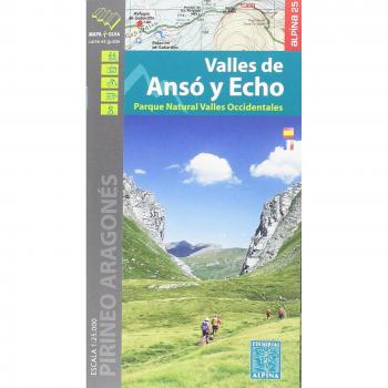 Valles de Ansó y Echo 1:25.000 - A.A.V.V.