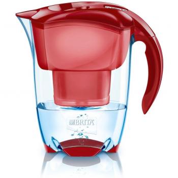 Brita Elemaris - Jarra con indicador inteligente Meter y filtro para agua, color rojo
