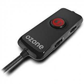 OZONE GAMING Gear - Ozboombox - Tarjeta de Sonido 7.1 Virtual, USB, Color Negro