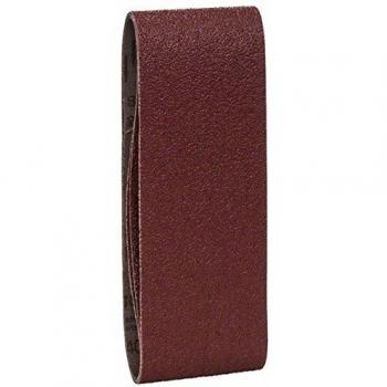 Bosch 2 609 256 204 - Juego de hojas de lija de 3 piezas para lijadora de banda, calidad roja