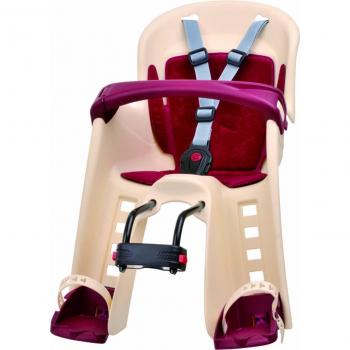 Polisport 67866 - Asiento Infantil para Bicicleta, Color Beige