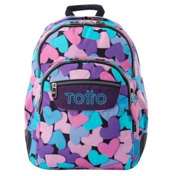 Mochila Escolar Grande Rayol Dear Blue - Capacidad 19 L, 3 Compartimentos, 2 Bolsillos para Botella, Bolsillo para PC de 14, Espaldar Ergonómico con Flujo de Aire, Cor