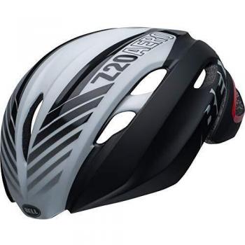BELL Z20 Aero MIPS Casco de Carretera, Unisex Adulto, Soplador Mate/Brillo Negro/Blanco/Carmesí, M