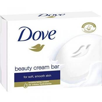 Dove Original Beauty Cream Soap Bars for Normal & Sensitive Skin, Moisturizing Hand and Body Bath Bar