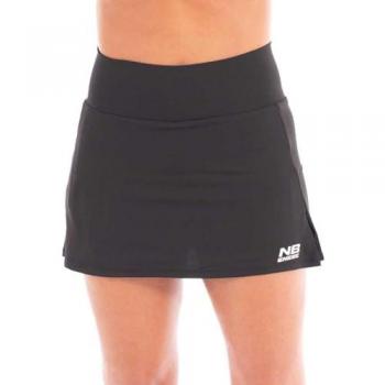 Falda Enebe Star Negra con diseño moderno, tejido ligero y cómodo, cintura elástica, disponible en talla S a XL