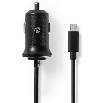 Nedis Auto Charger 12W 1x2.4A - Micro USB (Fixed) Cable, Single Voltage Output