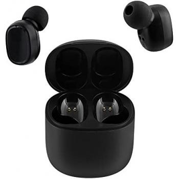 Auriculares Inalámbricos Bluetooth T'nb Onyx con Reducción de Ruido Pasiva, 24 Horas de Escucha, Control Táctil y Micrófono Integrado - Negro