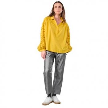 Blusa mujer Le Temps des cerises Cunca Mostaza, amarillo, M
