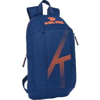 Mini Mochila Cremallera Vertical Kelme Navy Blue 22x39x10cm Safta Oficial