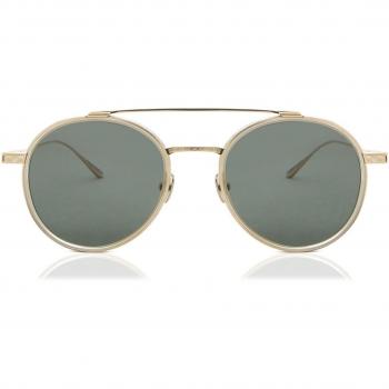 Leisure Society Cordilleras Champagne 18K Gold Green Lens Men's Sunglasses 53mm