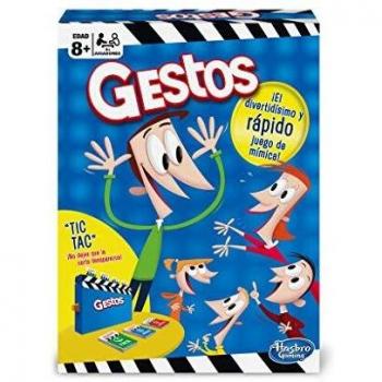 Hasbro Gaming-Gestos Juego de Mesa, multicolor