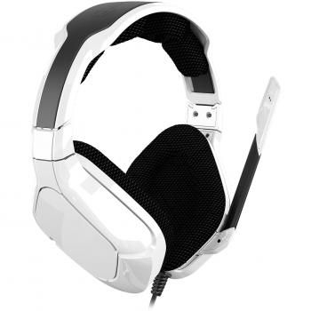 Gioteck - Auricular blanco estereo con cable SX6 con compatibilidad VR y multiplataforma