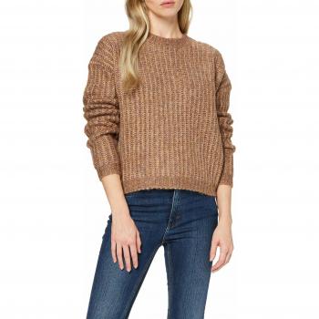 Only Onlchunky L/s Pullover Knt suéter, Marrón