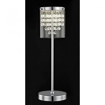 Lámpara de mesa LED Florina Cromo 45 cm