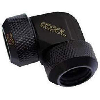 Thermaltake Pacific M-Pro 90-Degree G1/4 PETG 16mm OD Compression - Black