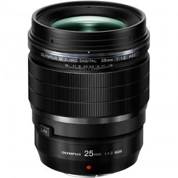 Olympus M.Zuiko Digital ED 25mm f/1.2 PRO Micro Four Thirds Lens - Used, Black