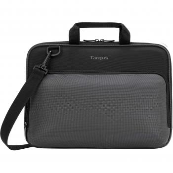 Targus Work-in Essentials Monochromatic Briefcase for Laptops up to 14 inches (35.6 cm) - Black/Grey