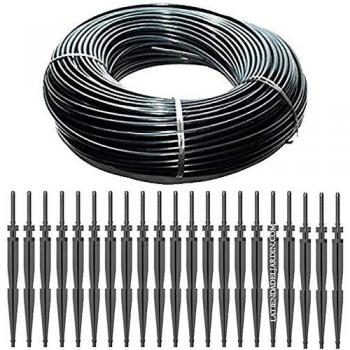 Microtubo Riego por Goteo 3x5mm 200m + 50 Estacas 2,6 L/h Suinga